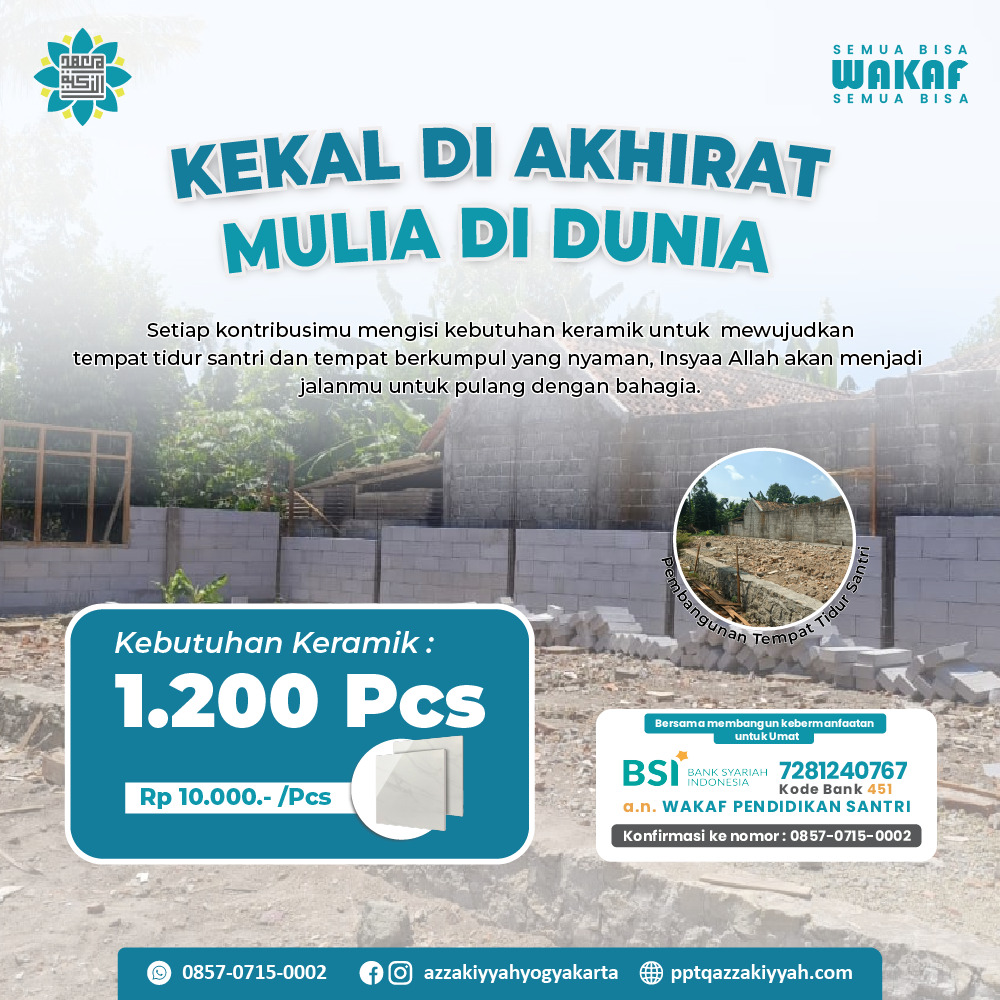 Wakaf Lantai Keramik